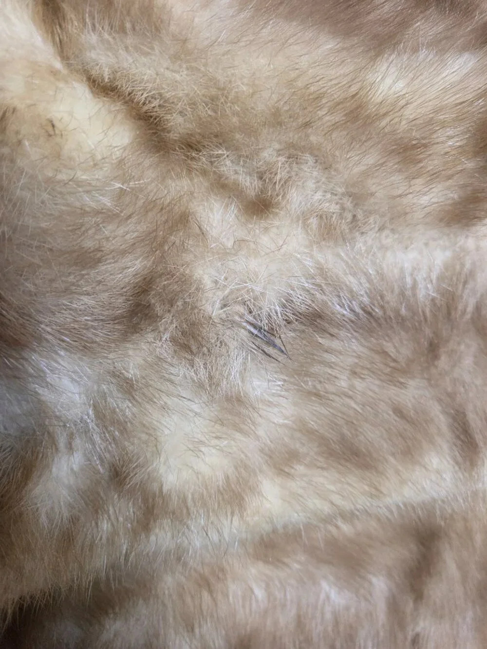 Vintage Harvey Lewis Furs Minneapolis Real Mink Fur Stole Shawl Wrap Brown